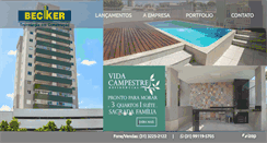 Desktop Screenshot of becker.com.br