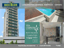 Tablet Screenshot of becker.com.br