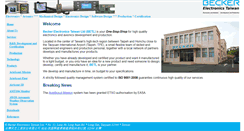 Desktop Screenshot of becker.com.tw