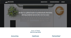 Desktop Screenshot of becker.com
